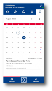 Kplus mobil Kalender